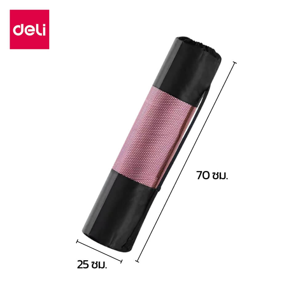 กระเป๋าใส่เสื่อโยคะ DELI ER124-BK-01 สีดำ